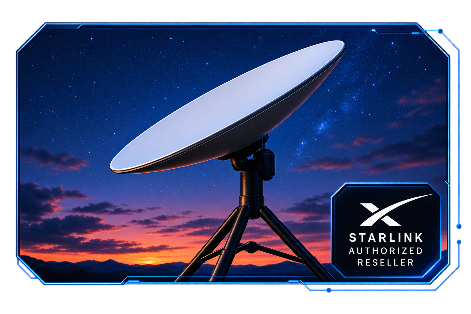 Εγκατάσταση δορυφορικού Internet και Starlink από την Arxon Tech